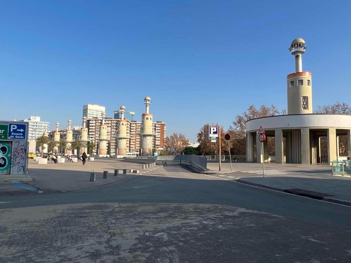 New Camp Nou Apartment/Diret Airport,Beautiful L'Hospitalet de Llobregat Buitenkant foto